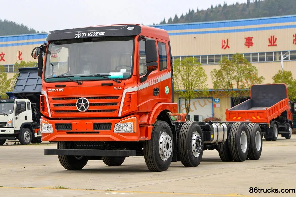 Dayun Fengchi Heavy Duty 350hp 8X4(12 wheels) 7.8m Stake Cargo Truck (China VI) Exterior (3) | 86Trucks