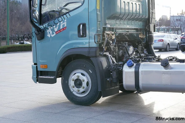 FAW Jiefang Hu 6G 140 ch 4X2(6 roues) Camion léger à ridelles 4,2 m cabine simple Châssis (1) | 86Trucks