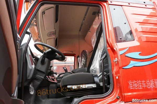 FAW Jiefang Qingdao JH5 poids lourd 480 ch 6X4(10 roues) tracteur routier AMT automatique Cabine (3) | 86Trucks