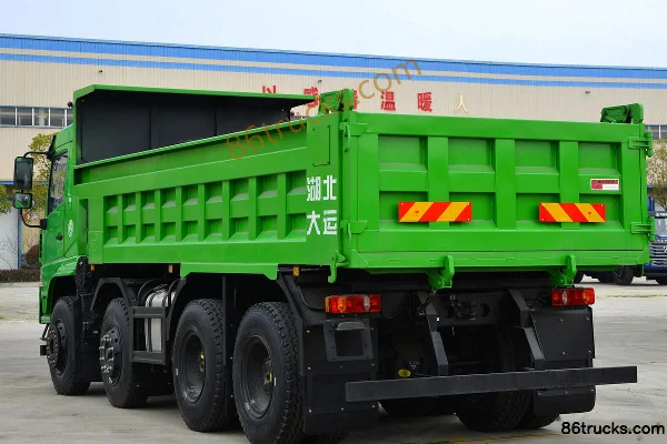 Dayun F7 heavy truck 330hp 8X4(12 wheels) 6.2m dump truck (China VI) Body (3) | 86Trucks