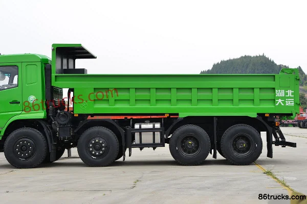 Dayun F7 heavy truck 330hp 8X4(12 wheels) 6.2m dump truck (China VI) Body (2) | 86Trucks