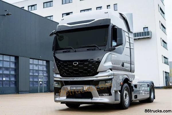 Liangzi QHM 4X2(6 wheels) Hydrogen Fuel Cell Tractor Truck Exterior (2) | 86Trucks