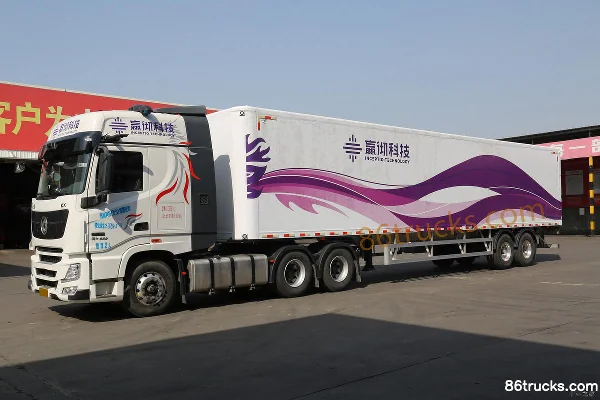 Dongfeng Commercial Vehicle Tianlong Flagship KX 560ch 6X4(10 roues) tracteur routier intelligent (China VI) Carrosserie (2) | 86Trucks