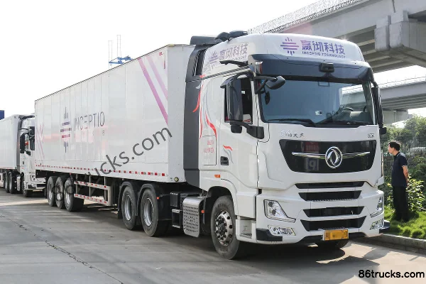 Dongfeng Commercial Vehicle Tianlong Flagship KX 560ch 6X4(10 roues) tracteur routier intelligent (China VI) Carrosserie (1) | 86Trucks
