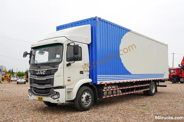 JAC Gallop A5L Medium Truck Flagship Edition 260hp 4X2(6 wheels) 10m Van Cargo Truck Exterior (3) | 86Trucks