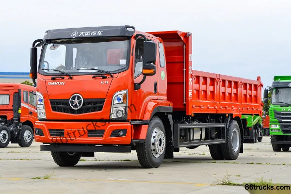 Dayun Zhisheng Standard Load Type 200hp 4X2(6 wheels) 5.6m Dump Truck (Fast Gear 10-speed)(10t Rear Axle) Exterior (3) | 86Trucks