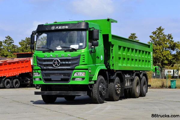 Dayun F7 Heavy Truck Standard Load 270hp 8X4(12 wheels) 7.6m Dump Truck (China VI) Exterior (3) | 86Trucks