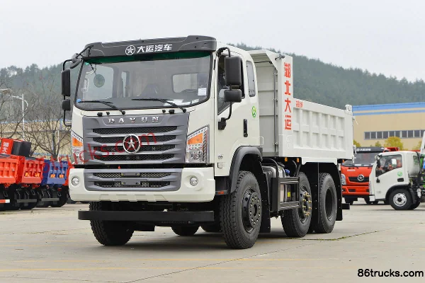 Dayun G6 Heavy Duty 240hp 6X2(8 wheels) 4.55m Dump Truck Exterior (3) | 86Trucks