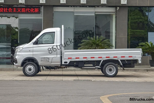 Jinbei T2S 2023 Standard 1,5 L 102 ch 4X2(6 roues) essence 3,05 m camion plateau à ridelles simple cabine (China VI) Extérieur (3) | 86Truck