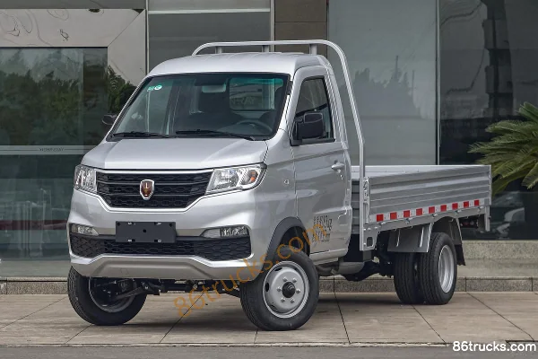 Jinbei T2S 2023 Standard 1,5 L 102 ch 4X2(6 roues) essence 3,05 m camion plateau à ridelles simple cabine (China VI) Extérieur (2) | 86Truck