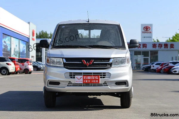 Wuling Rongguang New Card Comfort Type 1.8L 125hp 4X2(6 wheels) Gasoline 2.6m double-row flatbed micro truck (China VI) (dual rear tires) Ex