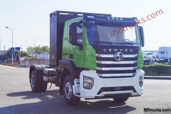 SAIC Hongyan Jiehu H6 Standard Load Version 4X2(6 wheels) Battery Swap Pure Electric Tractor Truck 282kWh Exterior