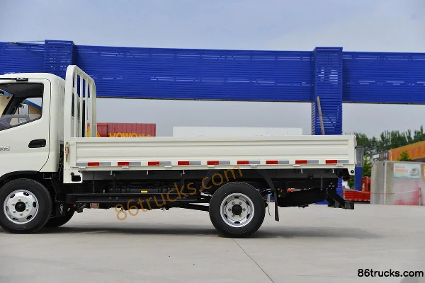 Foton Aoling Jieyun Classic Edition 132 hp 4X2(6 wheels) 3.655 m single-row flatbed light truck (China VI) Body (2) | 86Trucks