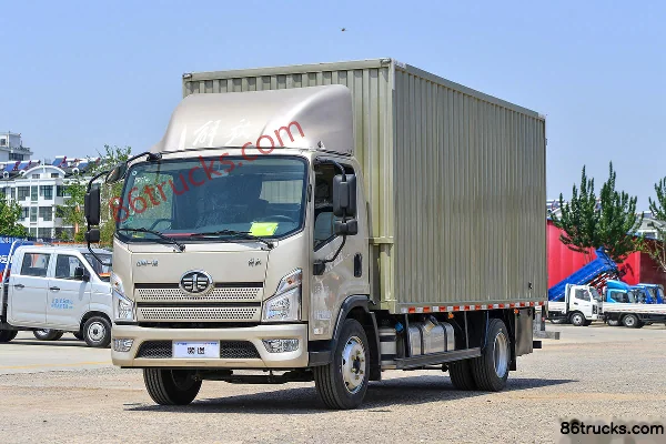 FAW Jiefang FAW Jiefang Lingtu 180hp 4X2(6 wheels) 5.16m single-row van cargo truck Exterior (3) | 86Trucks