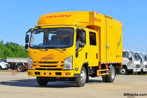 Jiangxi Isuzu Yifang EC5 Standard Edition 116hp 4X2(6 wheels) 3.105m double-row cab box truck (China VI) Exterior (3) | 86Trucks