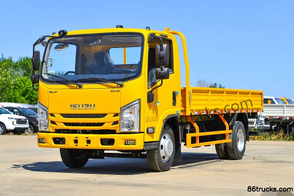 Jiangxi Isuzu Yifang EC5 127 ch 4X2(6 roues) camion léger à ridelles simple cabine 4,2 m (jaune chantier) Extérieur (3) | 86Trucks