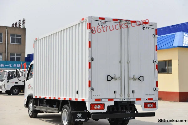 Foton Aoling M Card 1.5L 136hp 4X2(6 wheels) Gasoline 4.17m Single Row Van Mini Truck (China VI) Body (3) | 86Trucks
