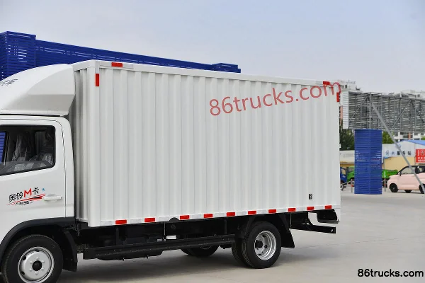 Foton Aoling M Card 1.5L 136hp 4X2(6 wheels) Gasoline 4.17m Single Row Van Mini Truck (China VI) Body (1) | 86Trucks