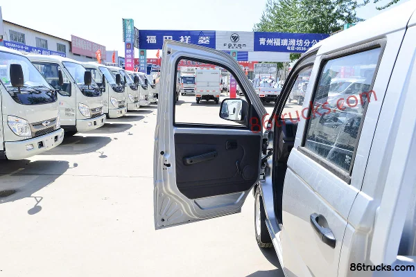 Foton Xiangling V1 1.3L 91 ch 4X2(6 roues) essence 2,53 m double cabine plateau micro camion (1) | 86Trucks