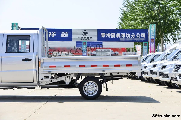Foton Xiangling V1 1.3L 91 ch 4X2(6 roues) essence 2,53 m double cabine plateau micro camion Carrosserie (2) | 86Trucks