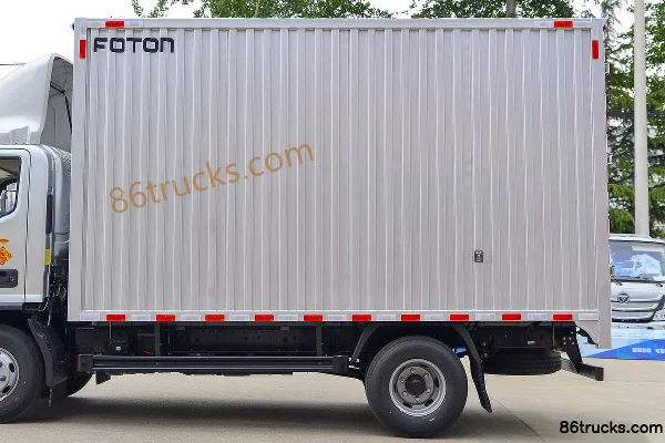Foton Aumark S1 156ch 4X2(6 roues) 4,14m cabine simple camion léger fourgon (ZF6 vitesses) (China VI) Carrosserie (1) | 86Trucks