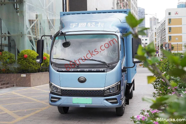 Yutong 4,5T 4,2 m cabine simple camion léger fourgon électrique pur 100,46 kWh 4X2(6 roues) Extérieur (3) | 86Trucks
