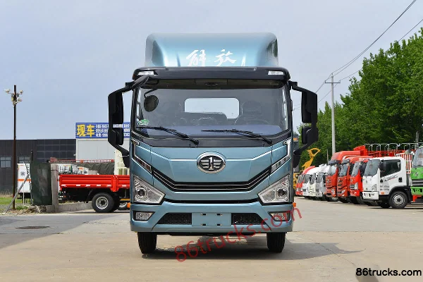 FAW Jiefang Tiger 6G Wide Body 160 hp 4X2(6 wheels) 4.16m Single Row Box Van Light Truck (China VI) Exterior (2) | 86Trucks