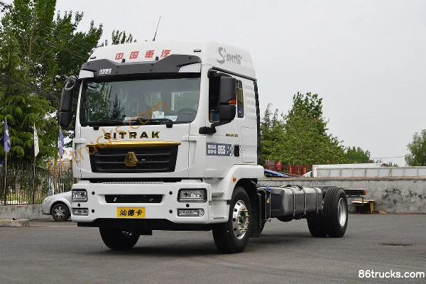 Sinotruk Sitrak G5S Heavy Truck Luxury Edition 330 hp 6X2(8 wheels) 9.8m AMT Automatic Flatbed Cargo Truck (China VI) Exterior (3) | 86Truck