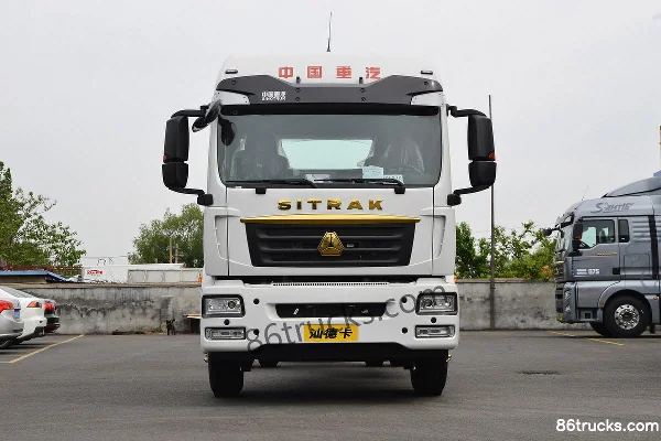 Sinotruk Sitrak G5S Heavy Truck Luxury Edition 330 hp 6X2(8 wheels) 9.8m AMT Automatic Flatbed Cargo Truck (China VI) Exterior (2) | 86Truck