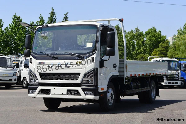 JAC Leading S6 Comfort Edition 152hp 4X2(6 wheels) 4.18m Single Row Flatbed Light Truck (China VI) Exterior (3) | 86Trucks