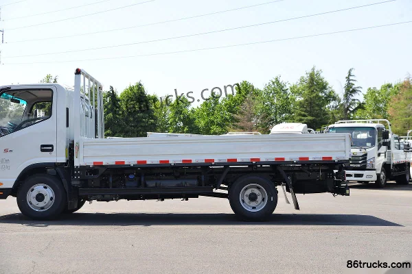 JAC Leading S6 Comfort Edition 152hp 4X2(6 wheels) 4.18m Single Row Flatbed Light Truck (China VI) Body (2) | 86Trucks