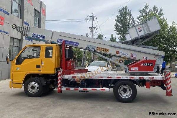 JMC Shunda Wide Body 116 hp 4X2(6 wheels) Moving Truck (Shiji Tantai Brand) Exterior (2) | 86Trucks