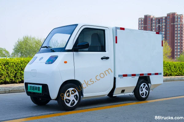 Huoyue Shentong Shentong 01 0.95T 1.74m single-row battery-swap pure electric box micro truck 6.9kWh 4X2(6 roues) Extérieur (2) | 86Trucks