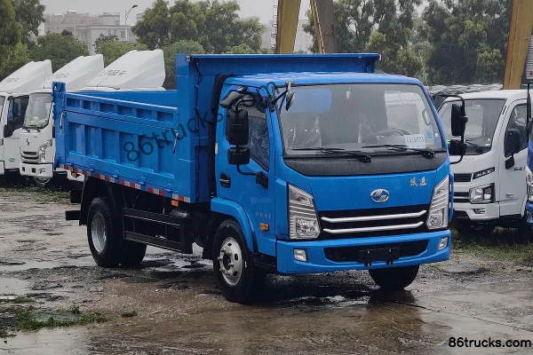 Yuejin Qilin 143 hp 4X2(6 wheels) 3.9m single-row dump truck (China VI) Exterior