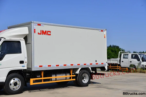 JMC Shunda narrow body 116hp 4X2(6 wheels) 4.21m single-row van light truck (China VI) (1) | 86Trucks