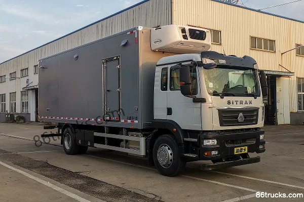 Kangfei (Kangfei) Kangfei (Kangfei) Sitrak chassis Refrigerated Truck