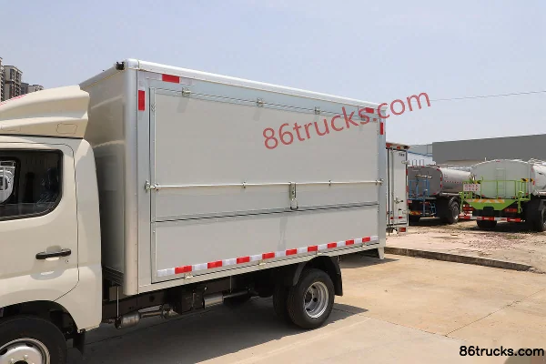 Foton Xiangling M2 Comfort 1.6L 122 hp 4X2(6 wheels) Gasoline 3.7m single-row wing-opening box mini truck (China VI) Body (1) | 86Trucks