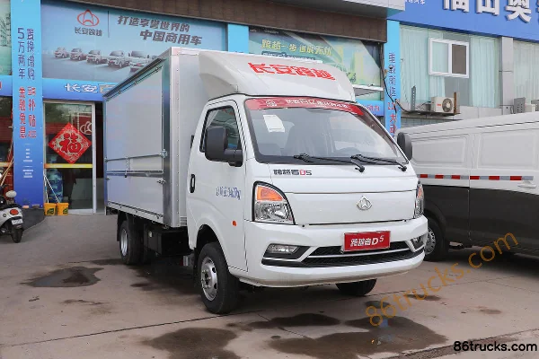 Changan Kuayue D5 Deluxe 1.6L Gasoline 122hp 4X2(6 wheels) Xiaokang 5-Speed 3.36m Single Row Wing Opening Box Micro Truc