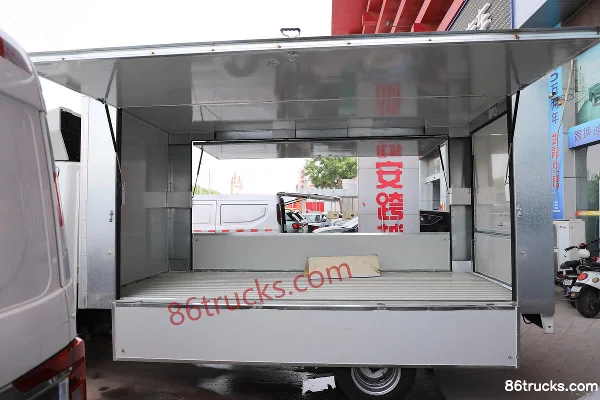 Changan Kuayue D5 Deluxe 1.6L Gasoline 122hp 4X2(6 wheels) Xiaokang 5-Speed 3.36m Single Row Wing Opening Box Micro Truck Body (2) | 86Truck