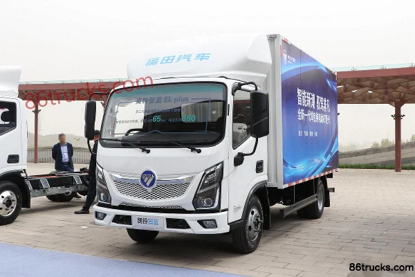 Foton iBlue 4.5T 4.14m single-row cab electric van light truck 100.27kWh 4X2(6 wheels) Exterior (3) | 86Trucks