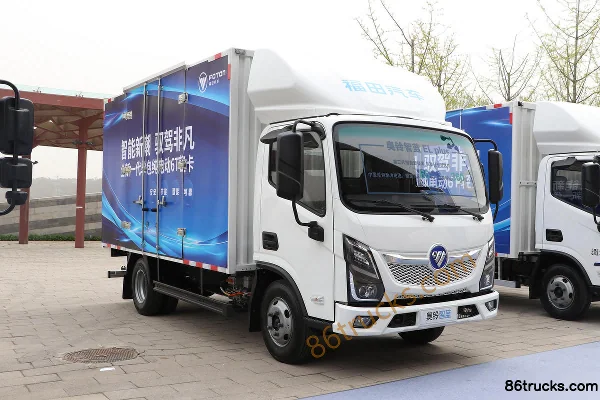 Foton iBlue 4.5T 4.14m single-row cab electric van light truck 100.27kWh 4X2(6 wheels) Exterior