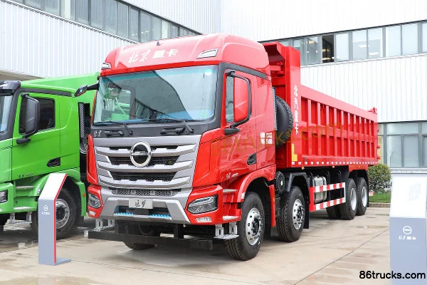 Beijing Trucks Dream Chaser 490hp 8X4(12 wheels) 8.6m AMT Automatic Dump Truck (China VI) Exterior (3) | 86Trucks