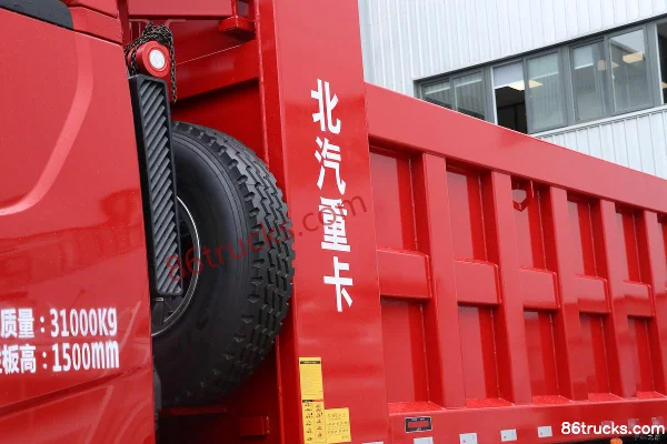 Beijing Trucks Dream Chaser 490hp 8X4(12 wheels) 8.6m AMT Automatic Dump Truck (China VI) Body (2) | 86Trucks
