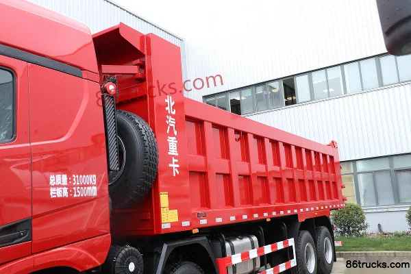 Beijing Trucks Dream Chaser 490hp 8X4(12 wheels) 8.6m AMT Automatic Dump Truck (China VI) Body (1) | 86Trucks