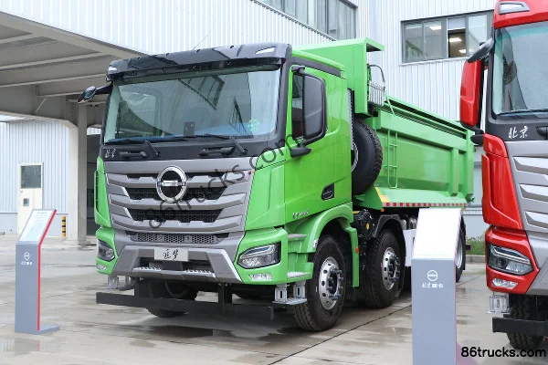 Beijing Trucks Dream Chaser 490 hp 8X4(12 wheels) 6m AMT automatic dump truck Exterior (3) | 86Trucks