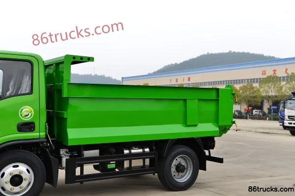 Dayun Yitu Light-duty 143hp 4X2(6 wheels) 3.18m Dump Truck (Green) Body (1) | 86Trucks
