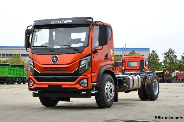 Dayun Yunlong Standard Load 230hp 4X2(6 wheels) 5.4m enclosed cargo truck Exterior (3) | 86Trucks