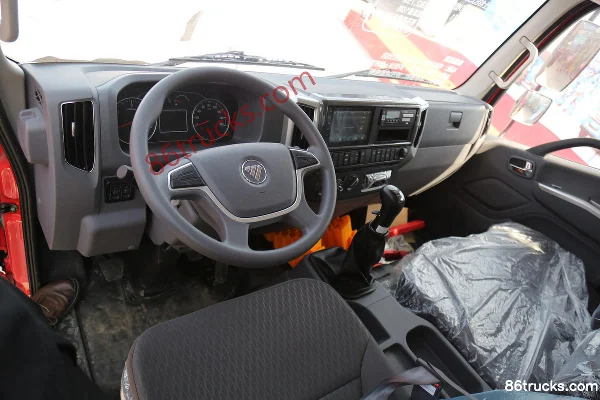 Foton Dajingang ES5 200hp 4X2(6 wheels) 4m Dump Truck Cab (3) | 86Trucks