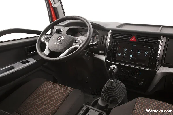 Dongfeng Duolika D6-N Ruineng Edition 136hp 4X2(6 wheels) 4.13m single-row van light truck (China VI) Cab (2) | 86Trucks