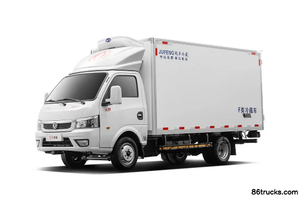 Dongfeng T5 1.6L 105hp 4X2(6 wheels) CNG 3.49m single-row refrigerated truck (China VI) Exterior (2) | 86Trucks